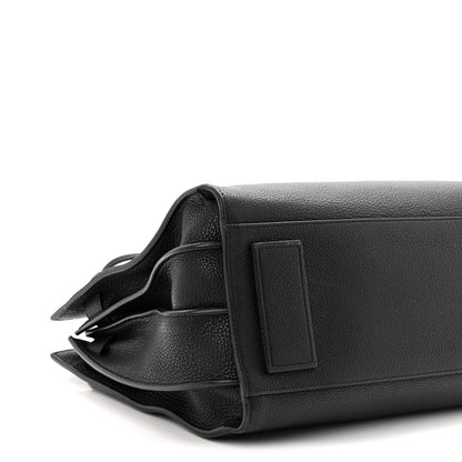 Saint Laurent Grained Calfskin Small Supple Sac De Jour Black 9 of 10