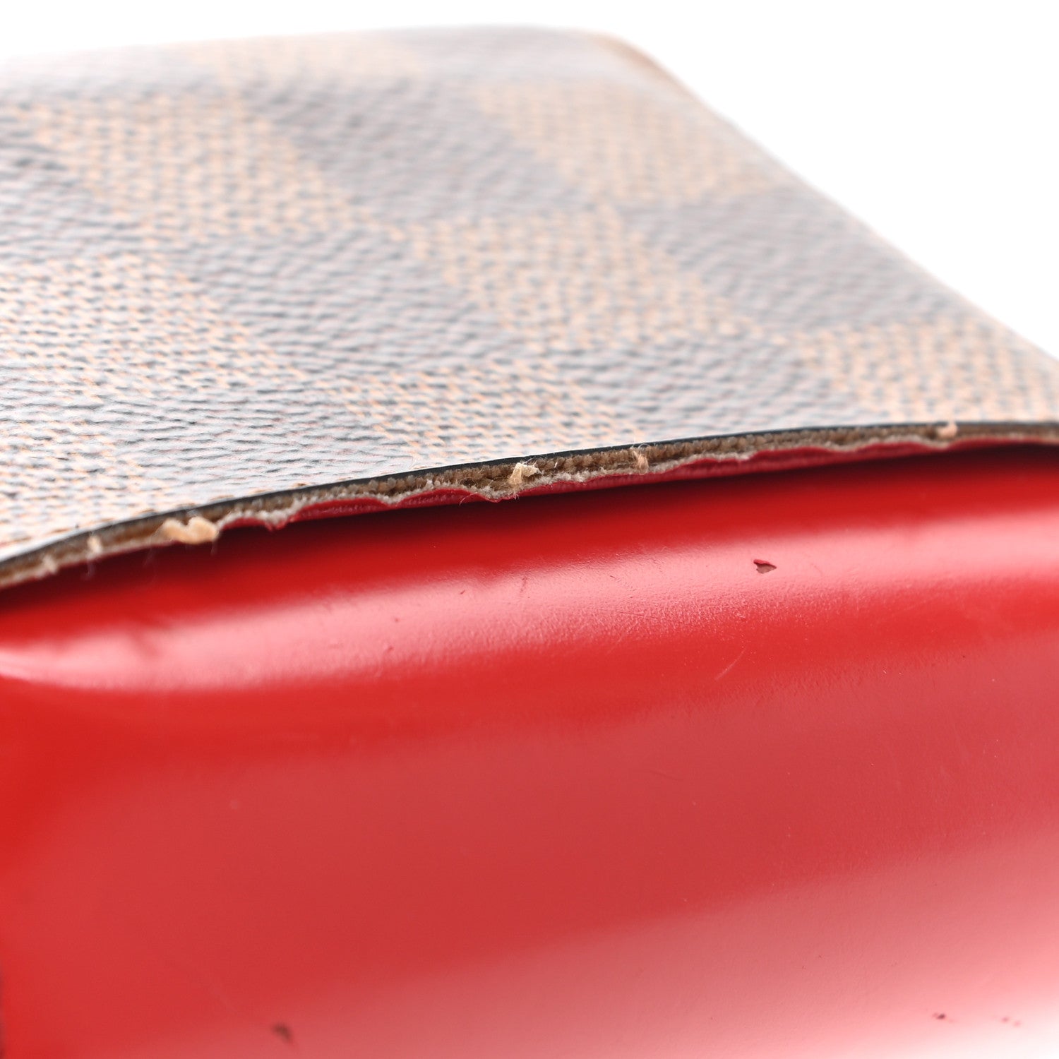 Louis Vuitton Damier Ebene Zoe Wallet Coquelicot 9 of 17