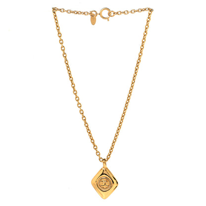 Chanel CC Chain Pendant Long Necklace Gold 3 of 5
