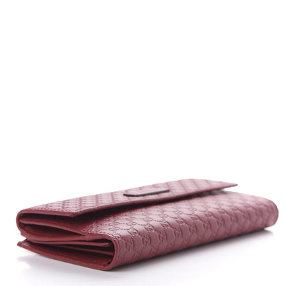 Gucci Microguccissima Continental Flap Wallet Red 4 of 7