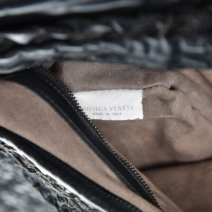 Bottega Veneta Nappa Intrecciato Fringe Netted Hobo Black 8 of 14