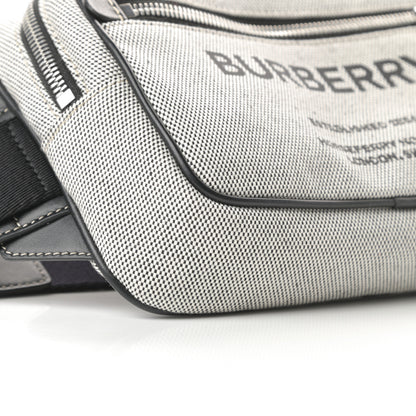 Burberry Canvas Horseferry Print Bum Bag Black 10 of 11