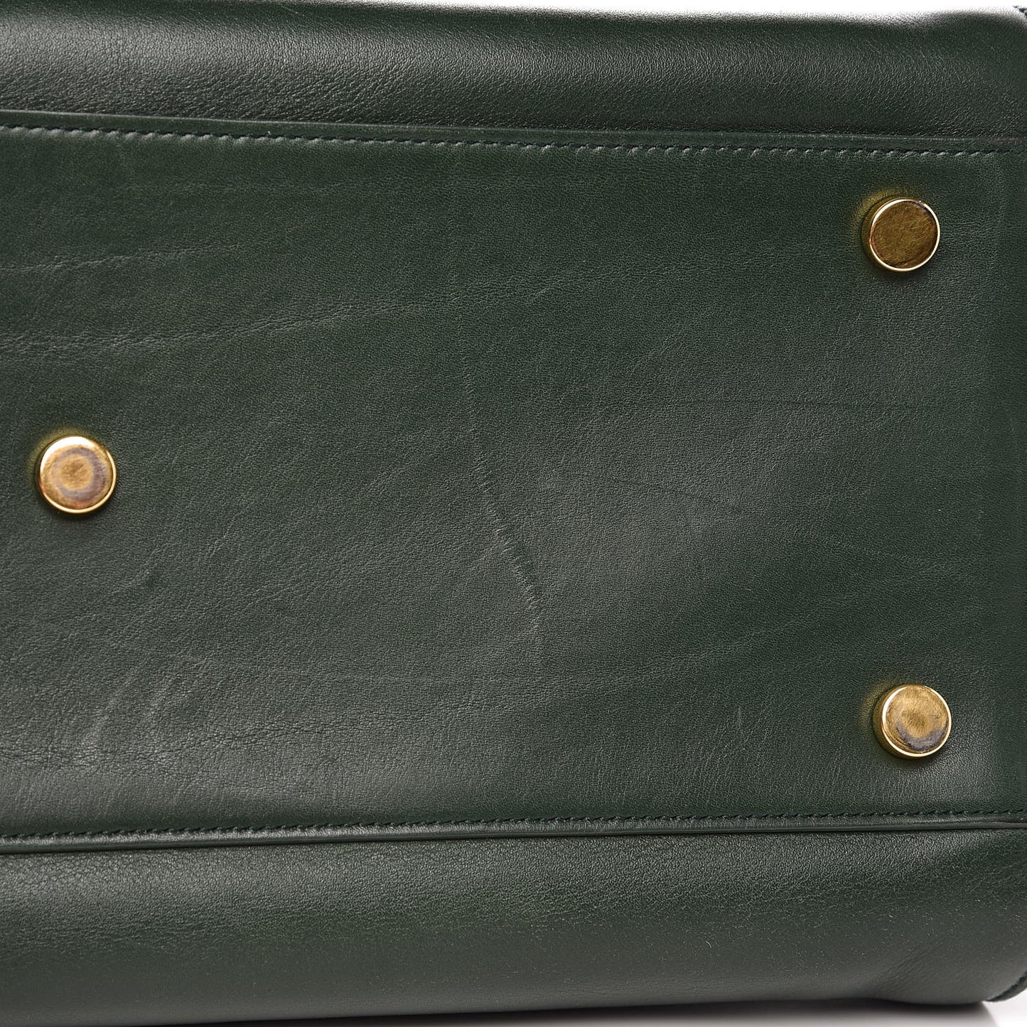 Calfskin Small Sac De Jour Dark Green