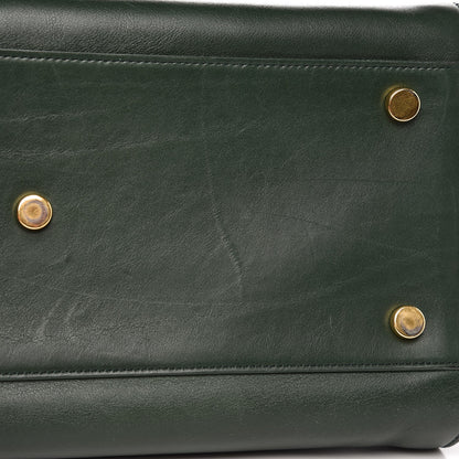Saint Laurent Calfskin Small Sac De Jour Dark Green 10 of 13