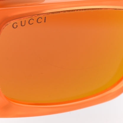 Gucci Acetate Square Sunglasses GG0516S Orange 9 of 9