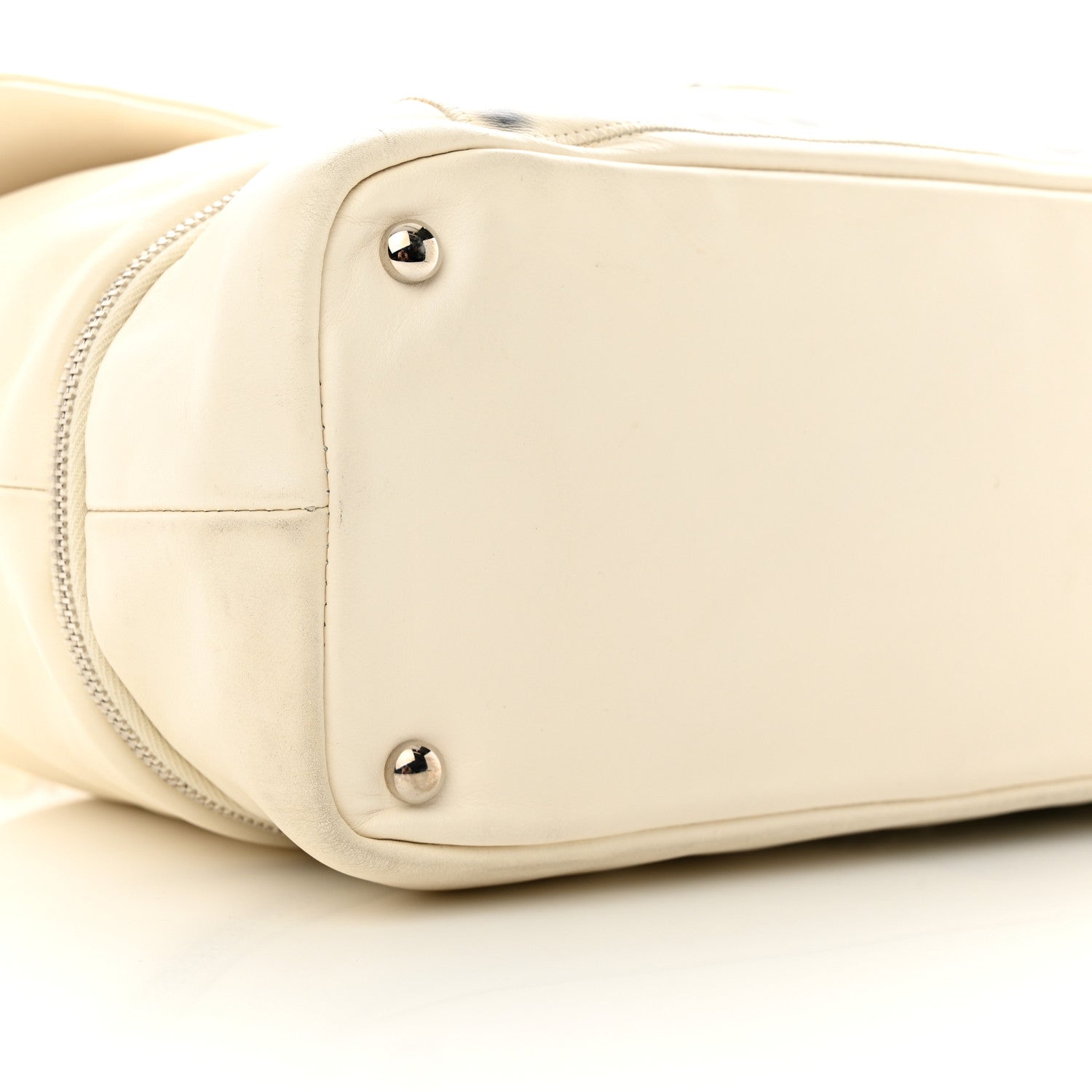 Chanel Calfskin Large Expandable Paris London Flap Bag White 9 of 14