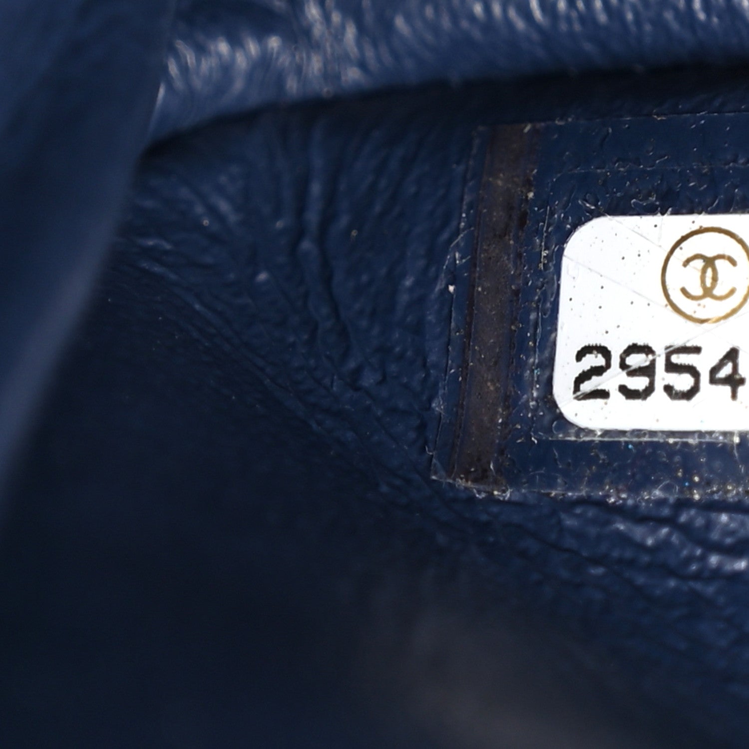 Chanel Aged Calfskin Quilted 2.55 Reissue 226 Flap Navy 7 of 10