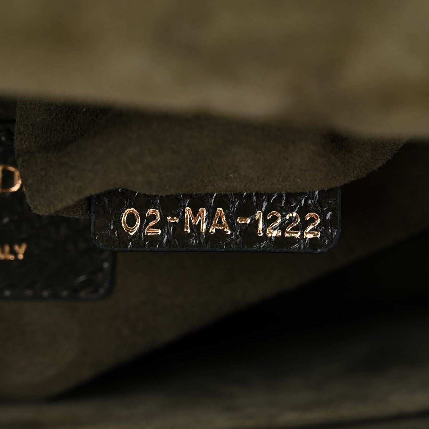 Snakeskin Medium Lady Dior Green