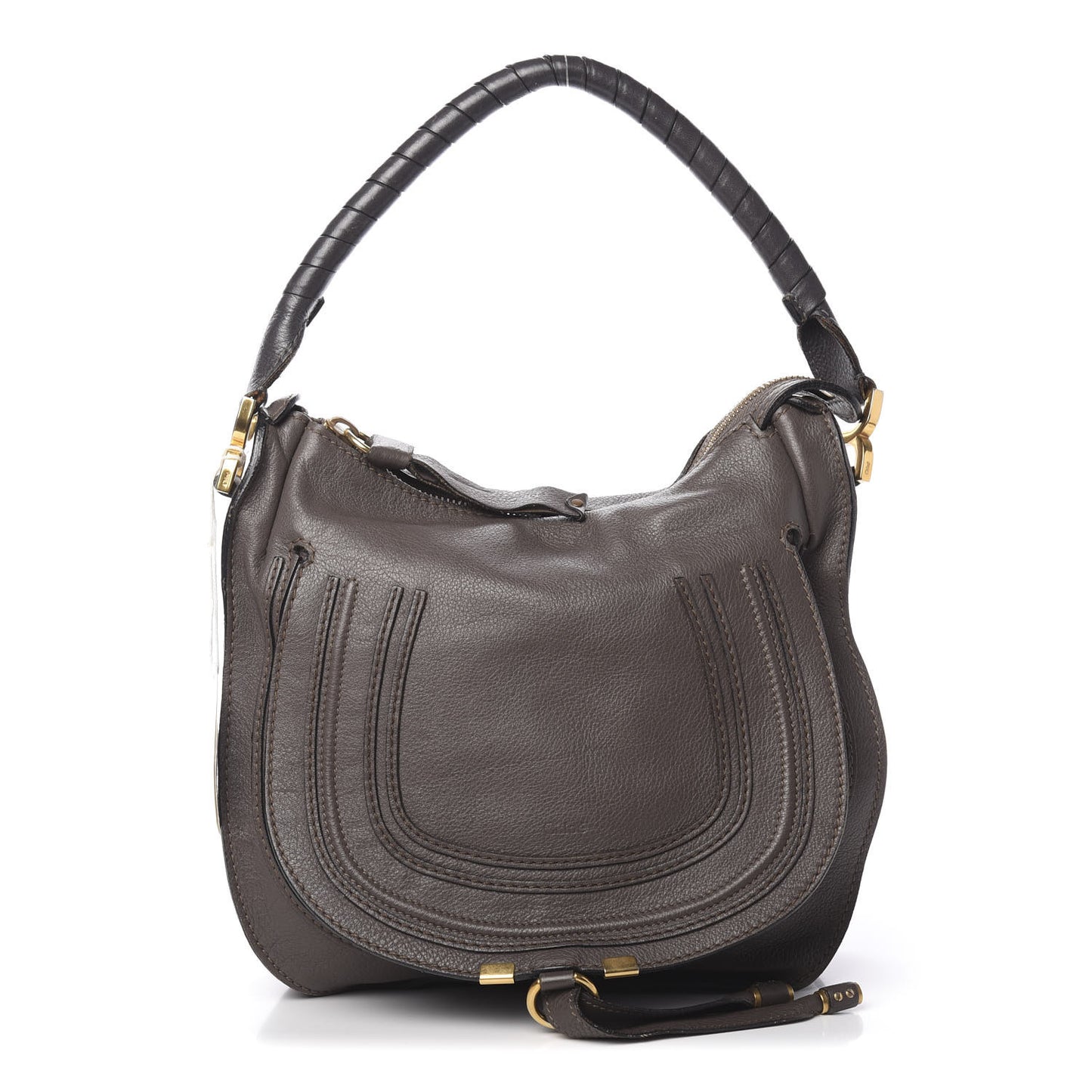 Calfskin Medium Marcie Hobo Ash