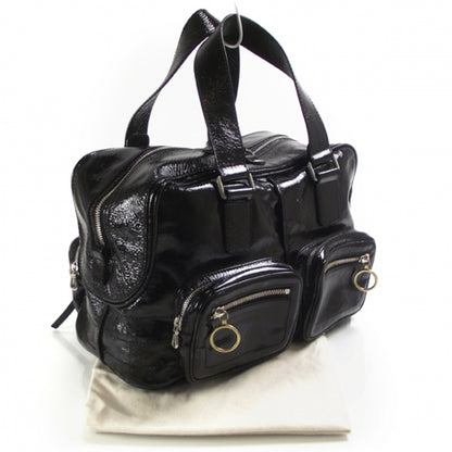Chloe Crinkled Patent Betty Shoulder Bag Black 3 of 10