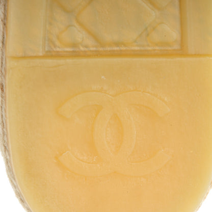 Chanel Lambskin CC Espadrilles 37 Black 9 of 10