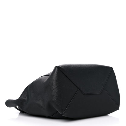 Celine Soft Grained Calfskin Small Belt Cabas Phantom Black 4 of 14