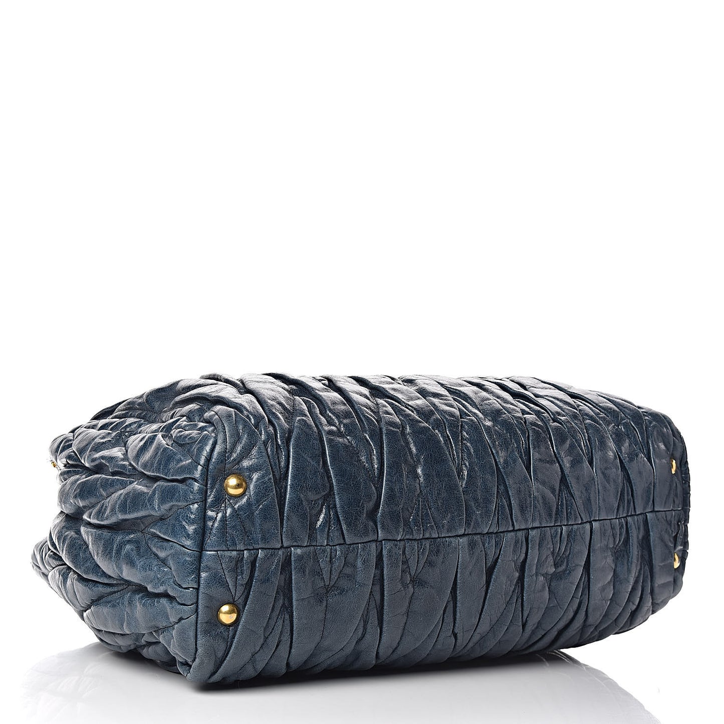 Nappa Matelasse Shopping Tote Denim