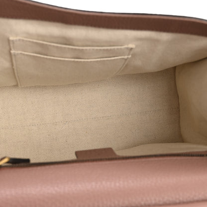 Gucci Calfskin Small GG Marmont Top Handle Bag Rosy Phard 5 of 13