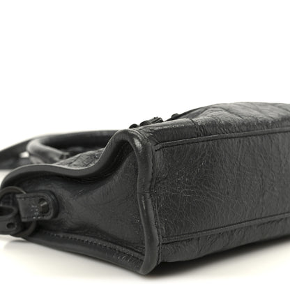 Balenciaga Agneau Arena Storico Classic Hardware Nano Le City Grey 9 of 10