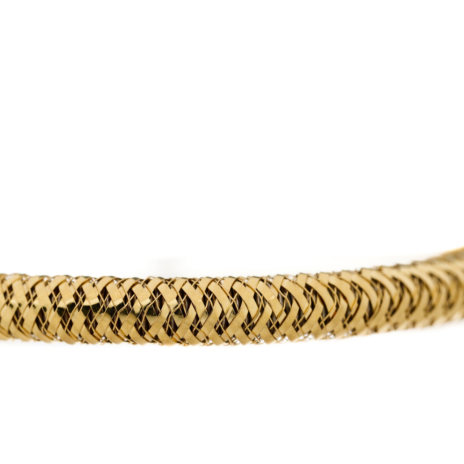 Roberto Coin 18K Yellow White Gold Diamond Primavera Bracelet 4 of 4