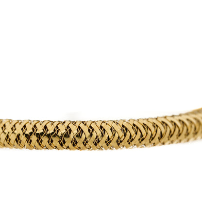 Roberto Coin 18K Yellow White Gold Diamond Primavera Bracelet 4 of 4