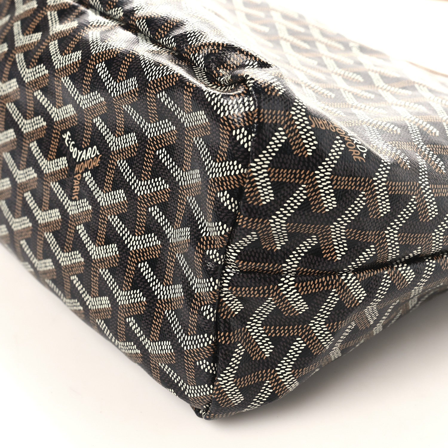 Goyard Goyardine Boheme Hobo Black Gold 10 of 10