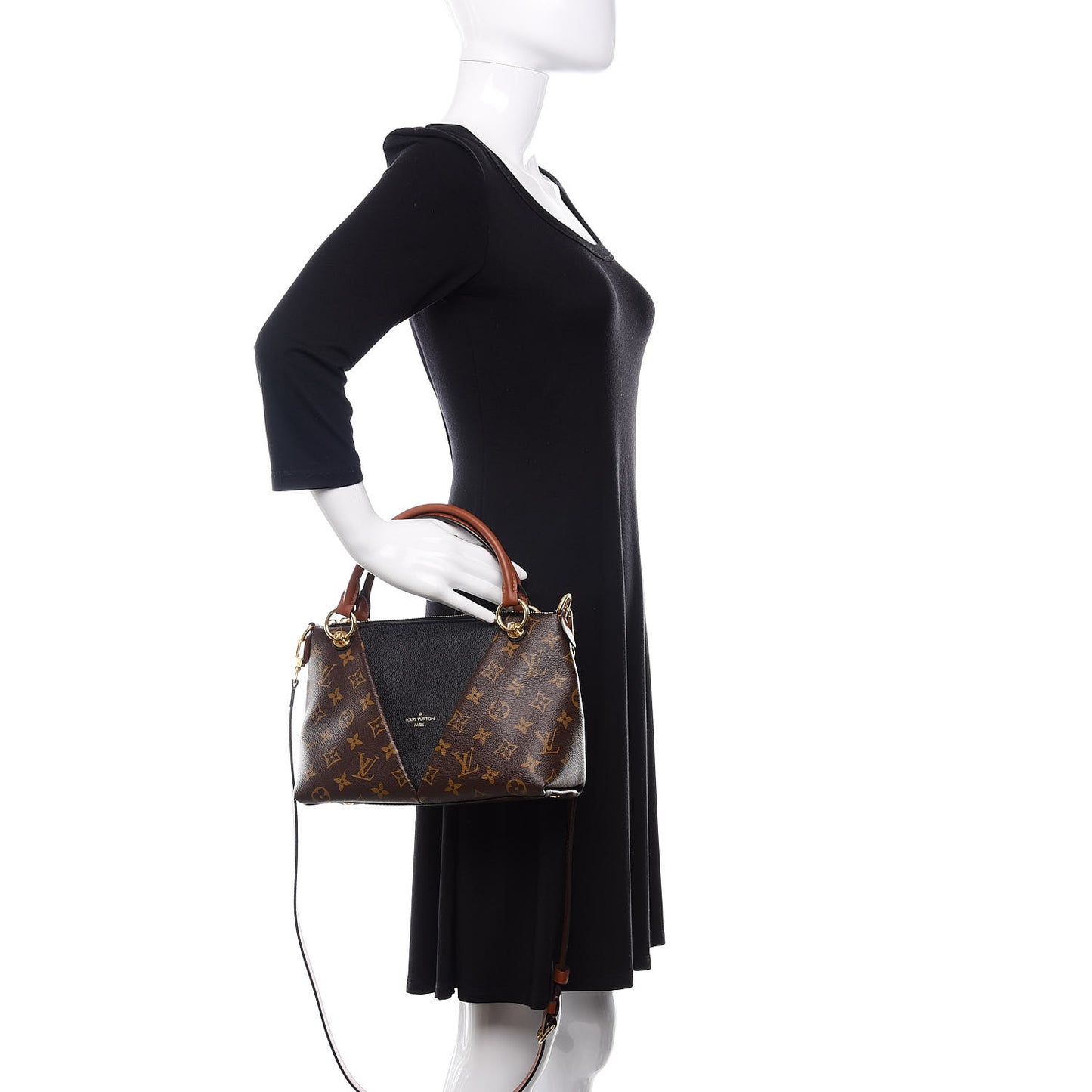 Monogram V Tote BB Black