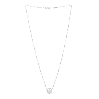 Boucheron 18K White Gold Diamond .59ct Ava Pendant Necklace 3 of 5