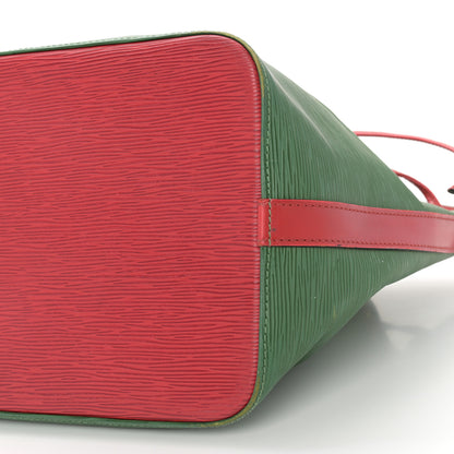 Louis Vuitton Epi Bi-Color Petit Noe Borneo Castillan Red 9 of 16
