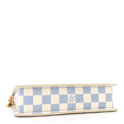Louis Vuitton Damier Embossed Vernis Lexington Pouch Celeste Blue 4 of 11