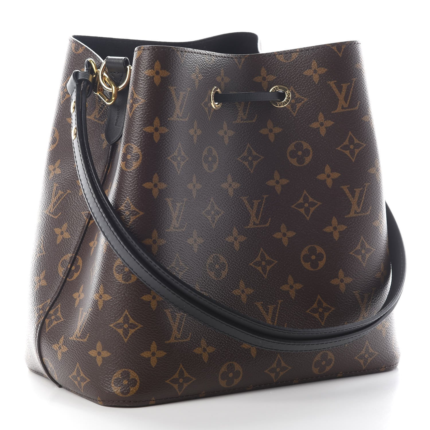 Louis Vuitton Monogram Neonoe MM Black 3 of 9