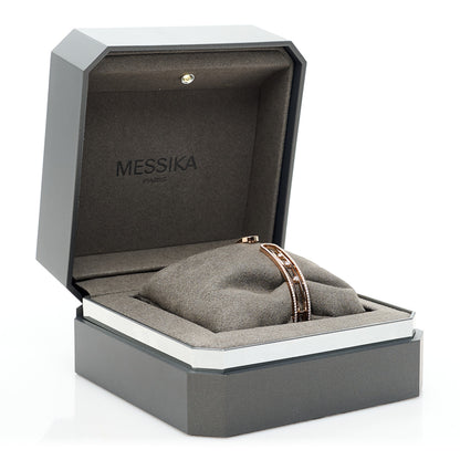 Messika 18K Rose Gold Diamond Move 10th Bangle Bracelet 4 of 4