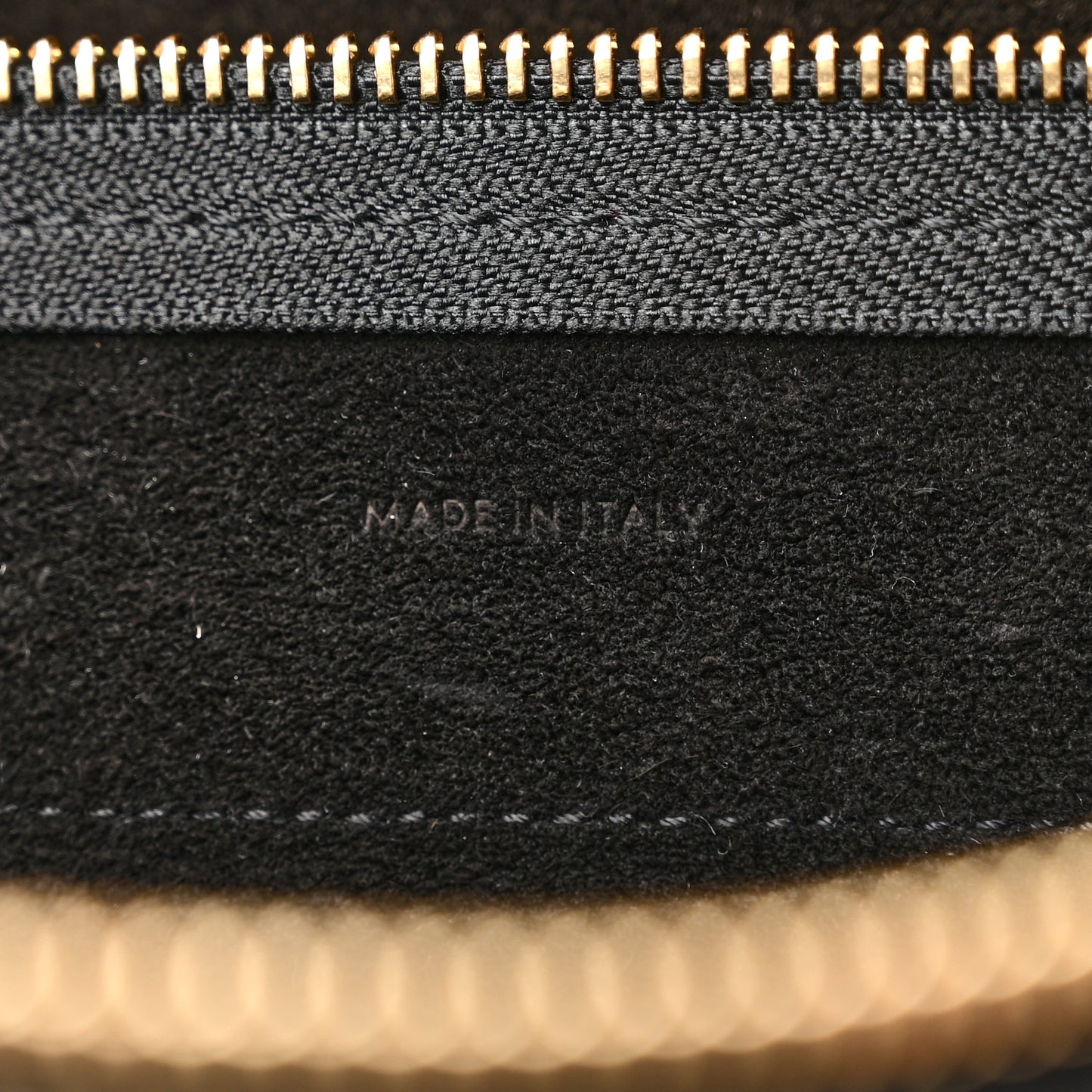 Grained Calfskin Nano Belt Bag Black