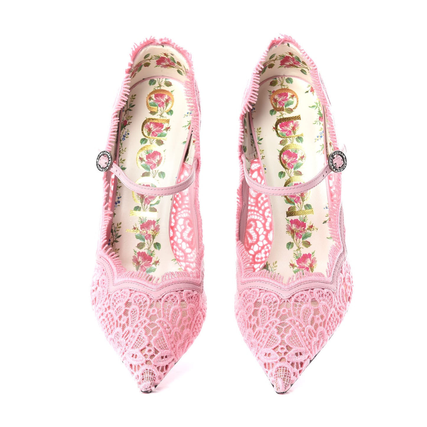 Lace Pizzo Venice Pumps 39 Sugar Pink