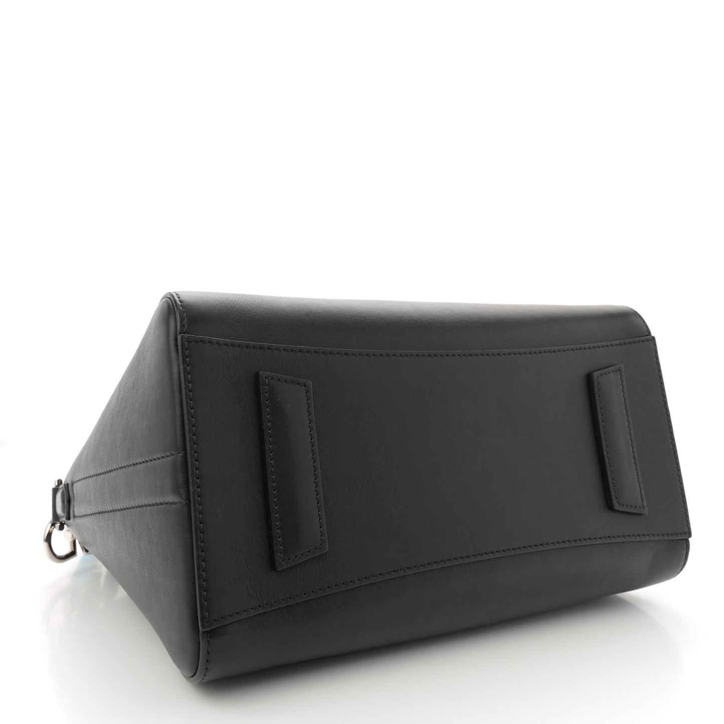 Calfskin Signature Logo Small Antigona Black