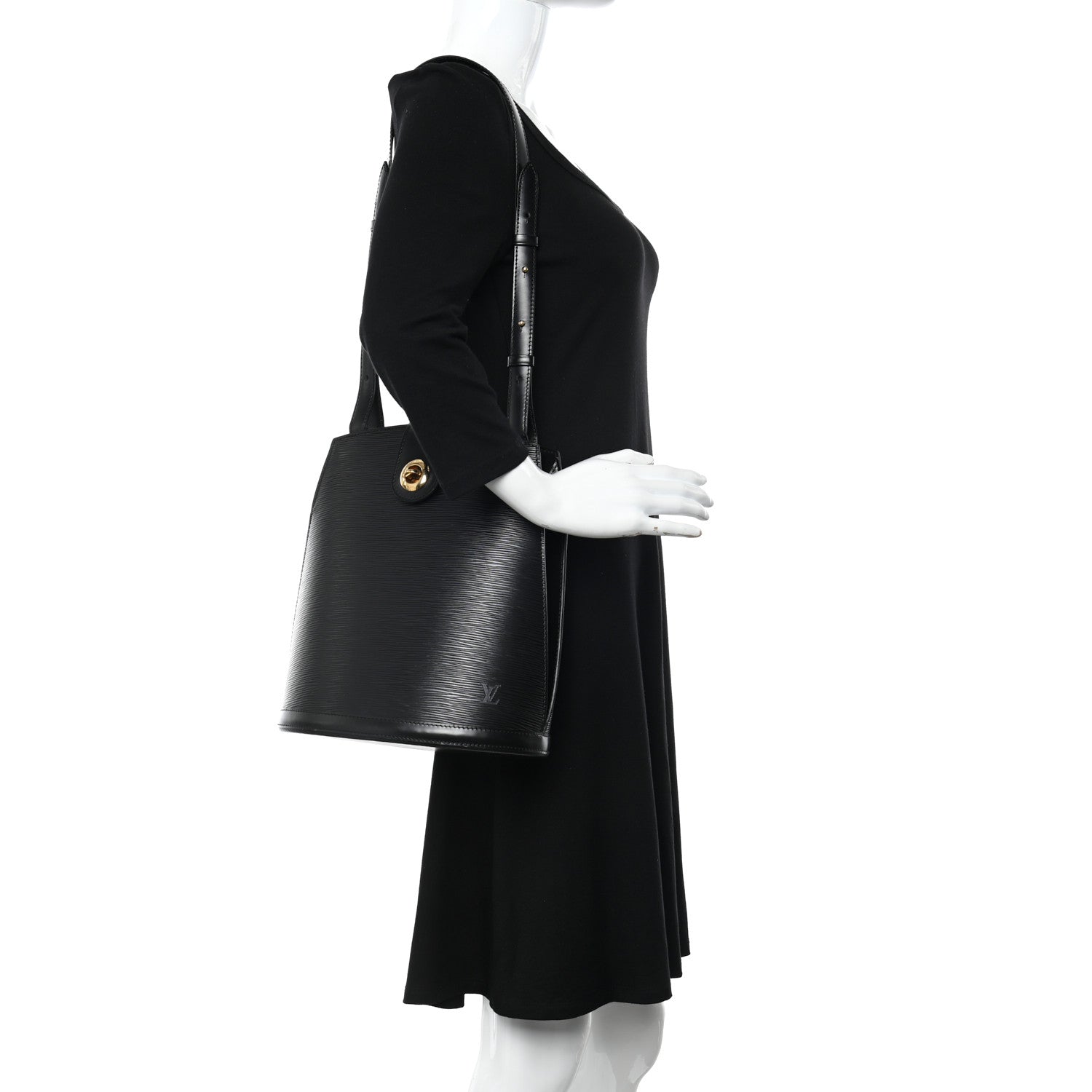 Louis Vuitton Epi Cluny Black 2 of 17