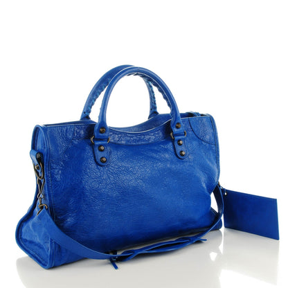 Balenciaga Agneau Classic Hardware City Bleu Lazuli 3 of 8