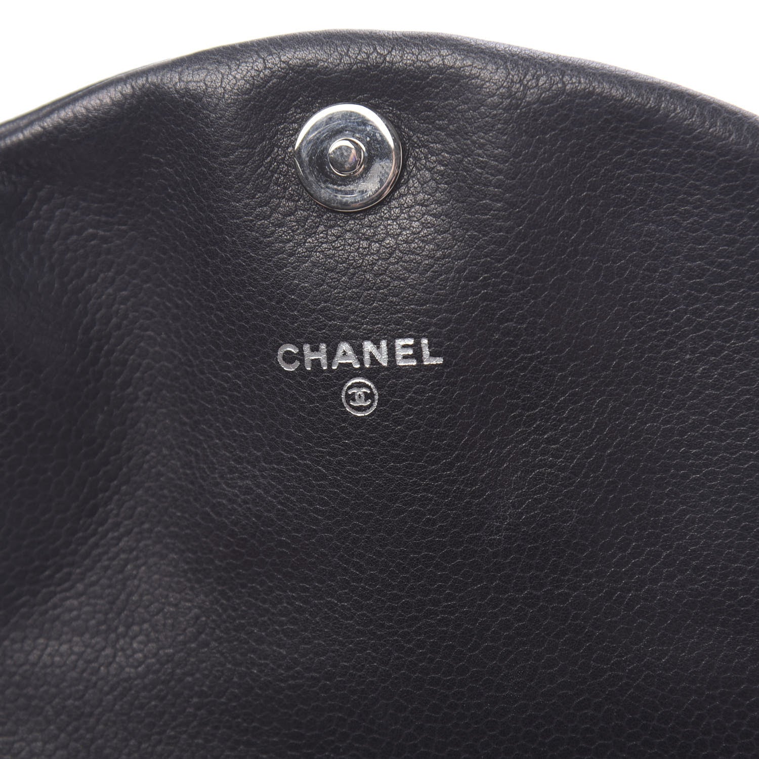 Chanel Caviar Half Moon Wallet On Chain WOC Black 6 of 11
