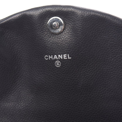 Chanel Caviar Half Moon Wallet On Chain WOC Black 6 of 11
