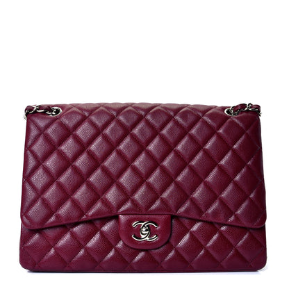Chanel Caviar Quilted Maxi Single Flap Red 1 of 4