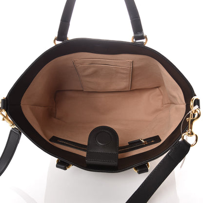 Gucci Soft GG Supreme Monogram Bees Small Crossbody Tote Beige Oro Black 6 of 12