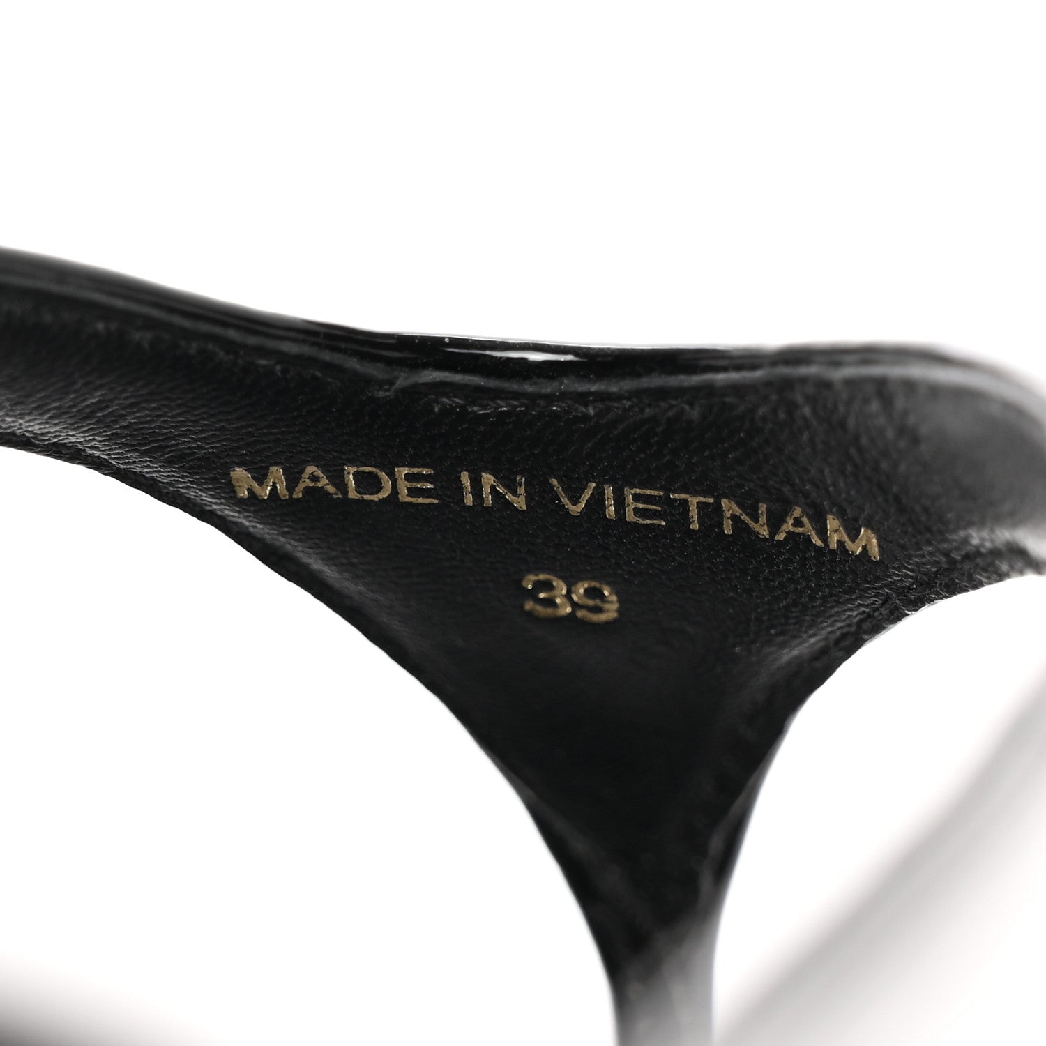 Prada Patent Calfskin Logo Thong Sandals 39 Black 7 of 10