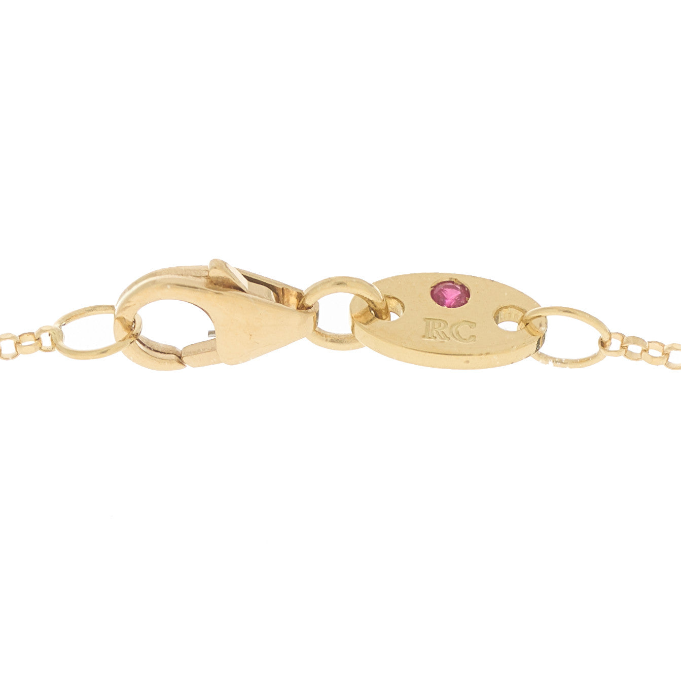 Roberto Coin 18K Yellow Gold Diamond Medium Venetian Princess Flower Pendant Necklace 4 of 6