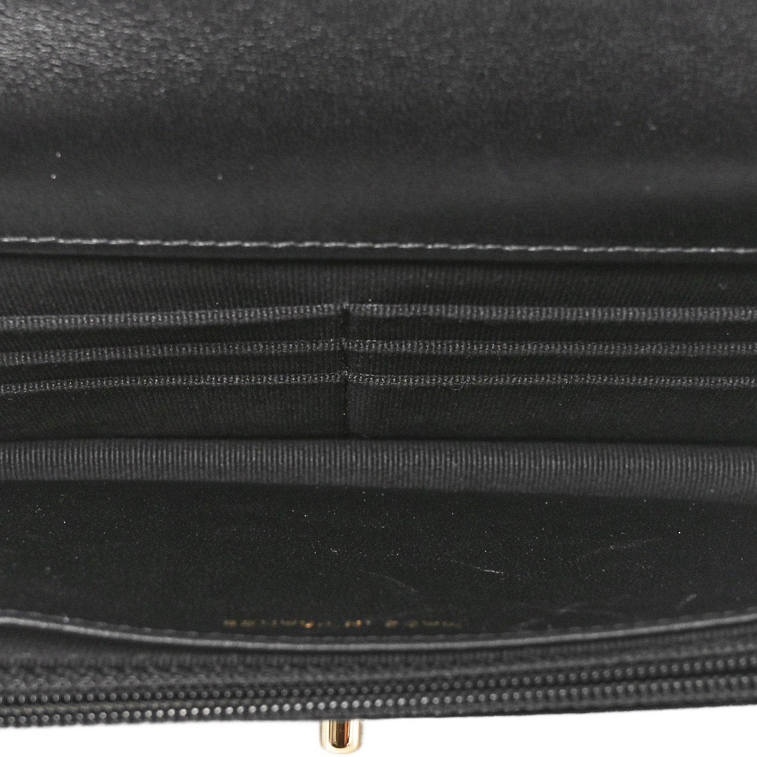 Chanel Lambskin Quilted Trendy CC Wallet On Chain WOC Black 5 of 12