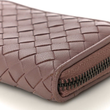 Bottega Veneta Nappa Intrecciato Zip Around Coin Purse Truffle 8 of 8