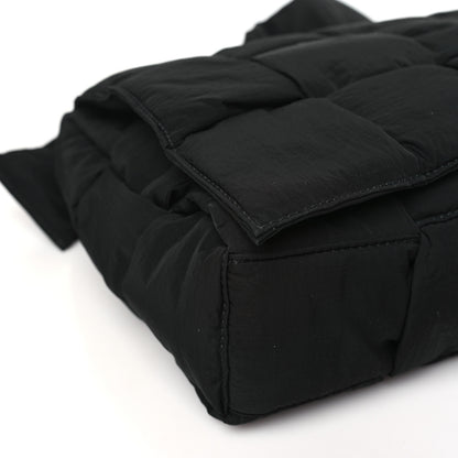 Bottega Veneta Nylon Intrecciato Padded Tech Maxi Cassette Bag Black 7 of 8