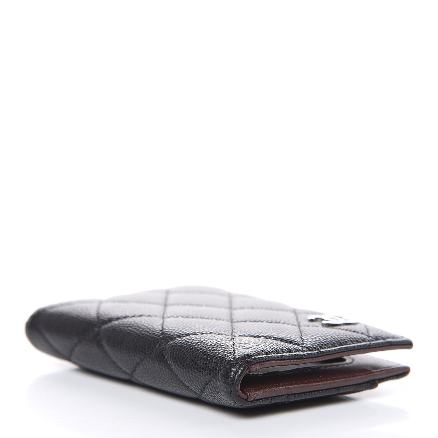 Chanel Caviar Quilted Card Holder Wallet Black 4 of 10