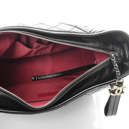 Chanel Calfskin Quilted Medium Gabrielle Hobo Black 5 of 8