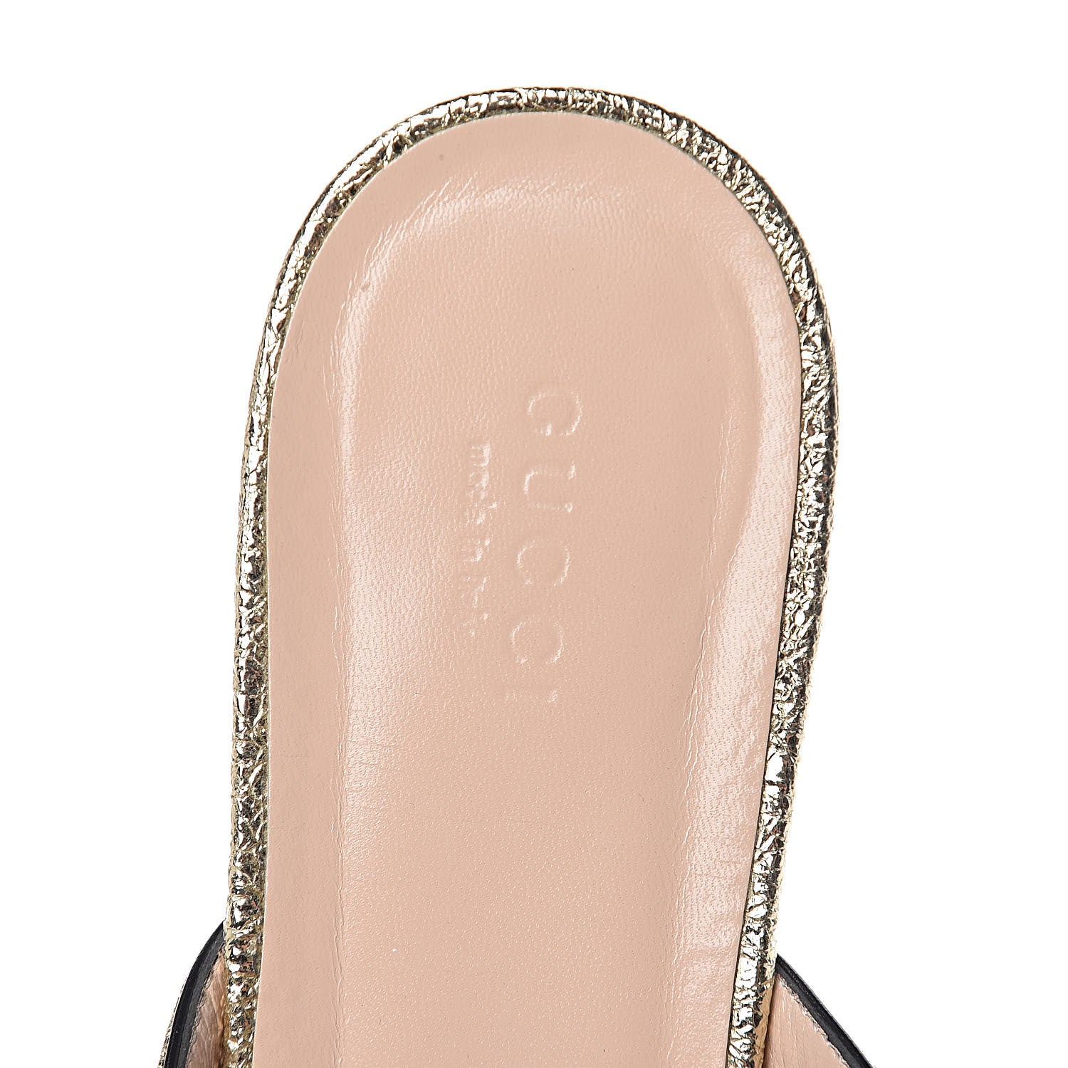 Gucci Galassia Womens GG Marmont Fringe Slippers 38.5 Platino 7 of 13