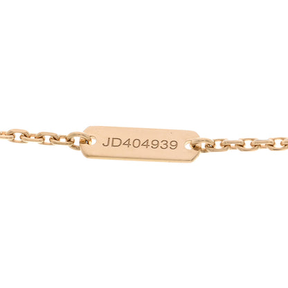 Van Cleef & Arpels 18K Yellow Gold Guilloche Vintage Alhambra Pendant Necklace 4 of 5