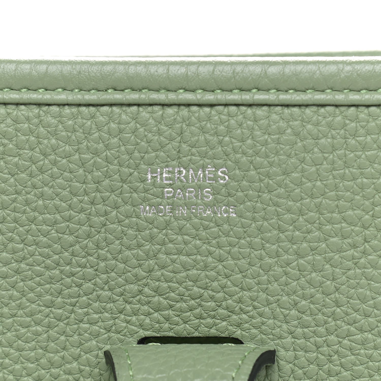 Hermes Taurillon Maurice Evelyne III PM Vert Criquet 6 of 9