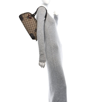 Gucci Monogram Small Princy Satchel Dark Brown 2 of 11