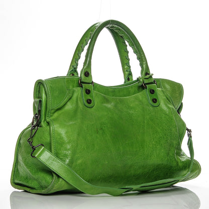 Balenciaga Chevre Classic Hardware City Apple Green 3 of 10