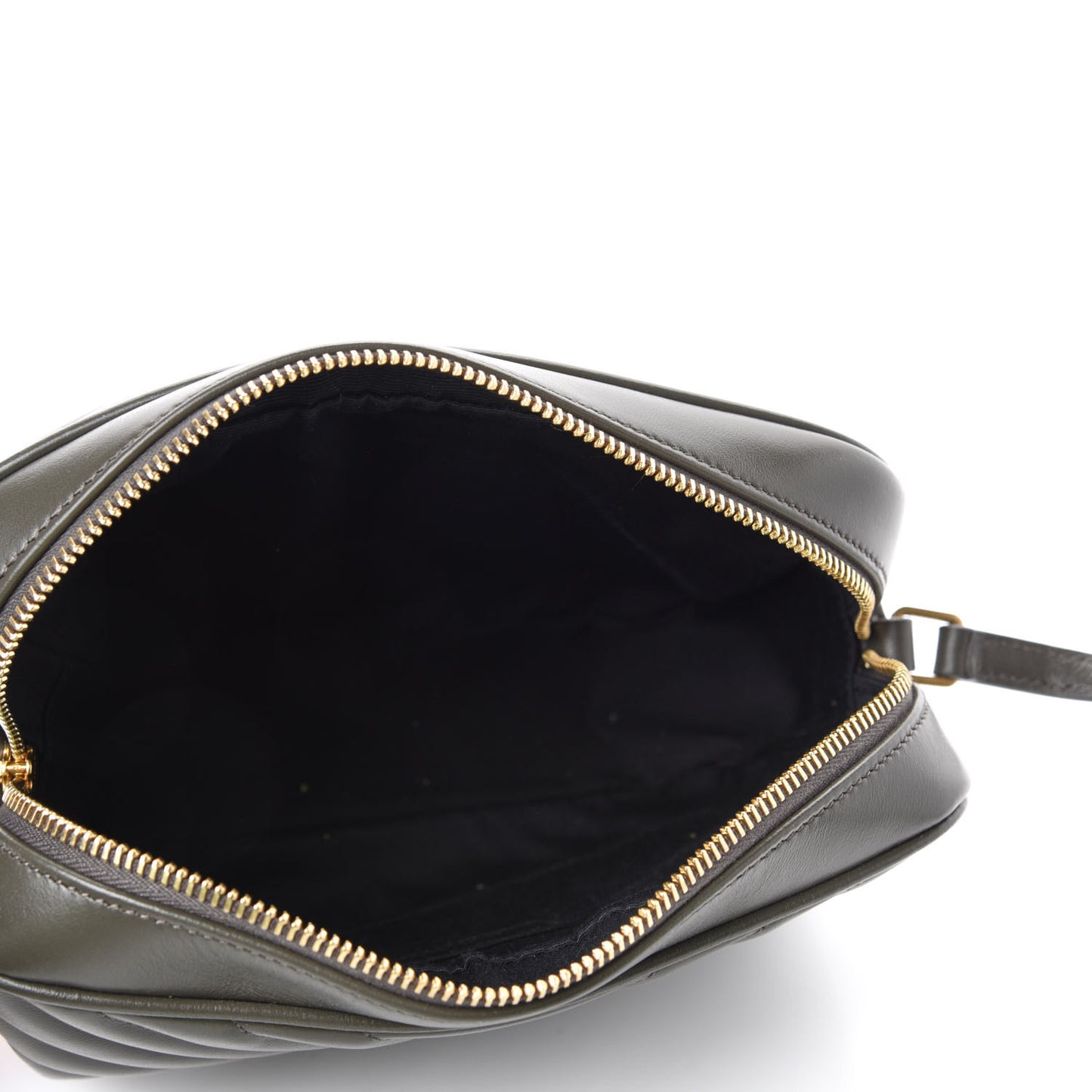 Calfskin Matelasse Monogram Lou Camera Bag Green